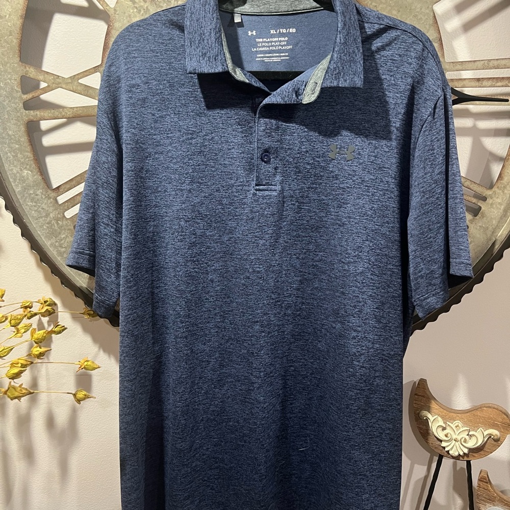 Under Armour Men's Blue Polo Shirt
